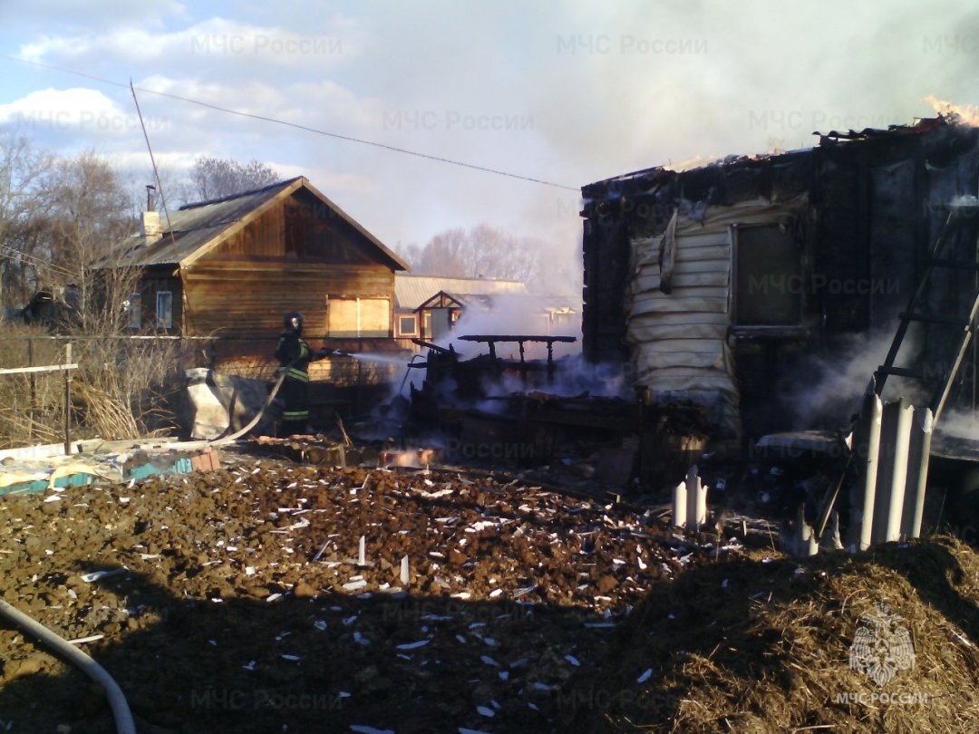 Пожар в Заларинском районе