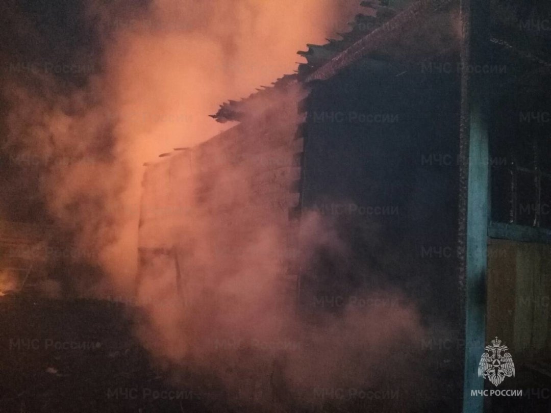 Пожар в Заларинском районе